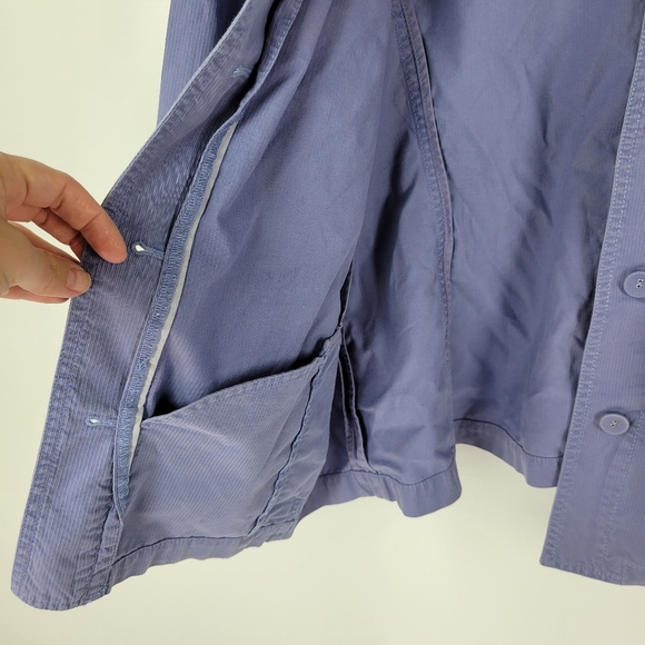 J. Jill 100% Cotton Button Up Jacket Sz XL - Picture 6 of 8